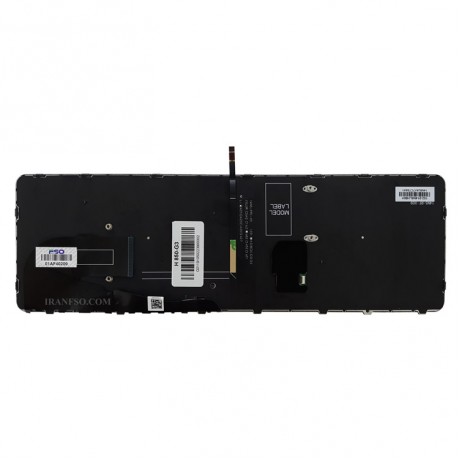 کیبرد لپ تاپ اچ پی EliteBook 850 G3 755 G3 مشکی-با موس با بک لایت-با فریم نقره ای
