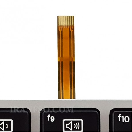 کیبرد لپ تاپ اچ پی EliteBook 850 G3 755 G3 مشکی-با موس با بک لایت-با فریم نقره ای