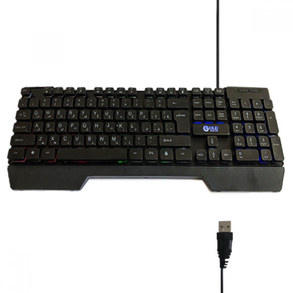 کیبوردگیمینگ بک لایت اسکار گلد مدل KB-7275