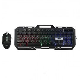 کیبورد و ماوس گیمینگ بک لایت اسکار گلد مدل KB-9001