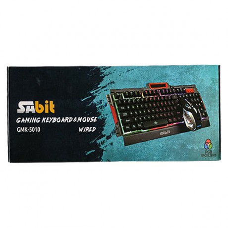 کیبورد و ماوس مخصوص بازی فلزی سابیت مدل GMK-5010