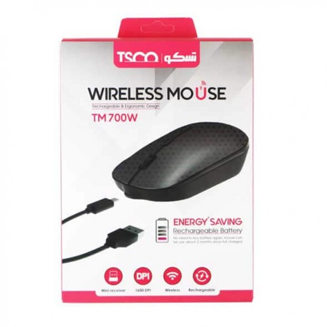 ماوس بی سیم تسکو مدل TM700 سفید