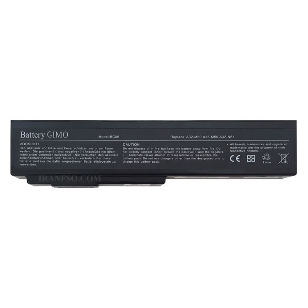باطری Asus n61 6cell