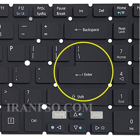 کیبورد لپ تاپ ایسر Aspire v5 531p