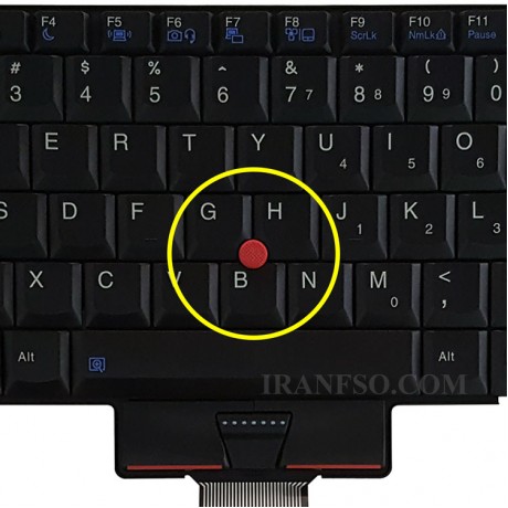 کیبرد لپ تاپ لنوو ThinkPad SL410 مشکی-با موس