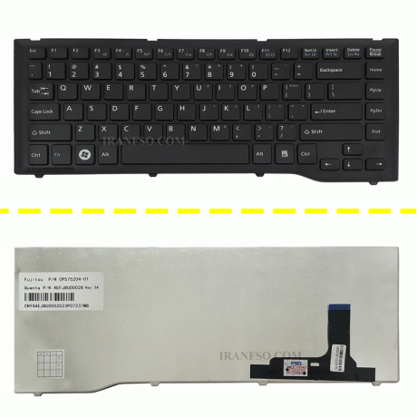 کیبورد لپ تاپ فوجیتسو cp575204 01