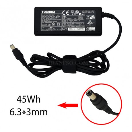 آداپتور لپ تاپ توشیبا 15V 3A Gimo Plus