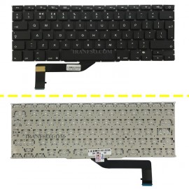 کیبرد لپ تاپ اپل MacBook pro A1398 مشکی-اینتربزرگ