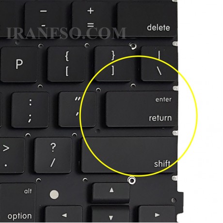 کیبورد لپ تاپ اپل Macbook pro 13 2.5ghz core i5 md212ll a a1425