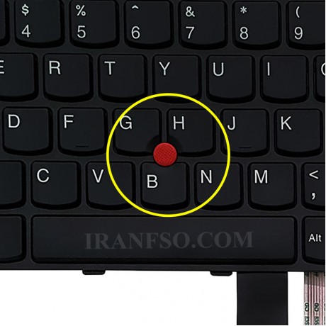 کیبرد لپ تاپ لنوو ThinkPad E550 مشکی-با موس-بافریم