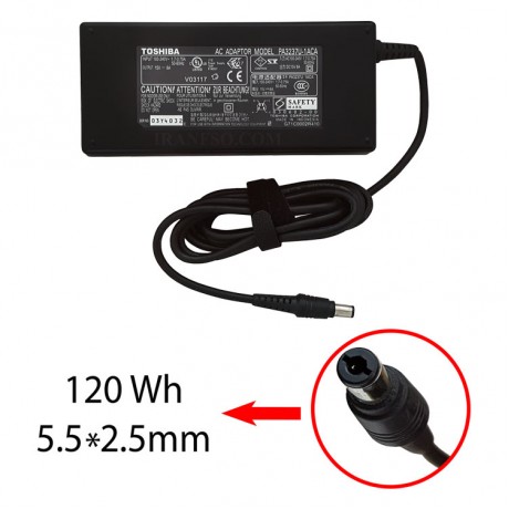 آداپتور لپ تاپ توشیبا 15V 8A Gimo Plus