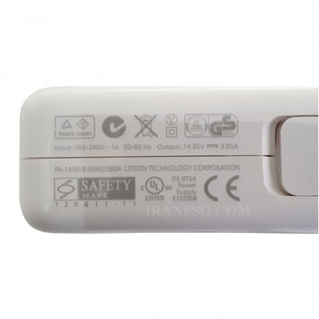 آداپتور لپ تاپ اپل Magsafe2 45W Gimo Plus بدون پک-به همراه تبدیل