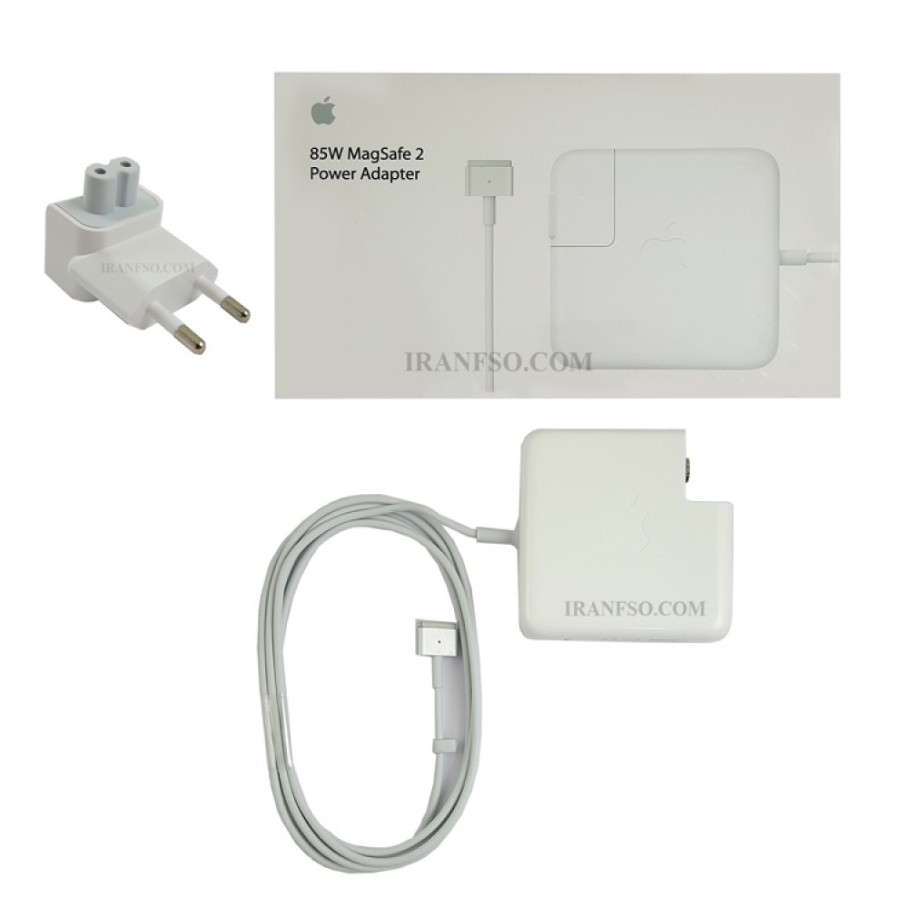 شارژر لپ تاپ اپل Magsafe2 85W مربعی کیفیت بالا پارت نامبر A1424