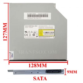 درایو لپ تاپ دی وی دی رایتر فیلیپس لایتون Sata Superslim E1 9mm شش ماه گارانتی