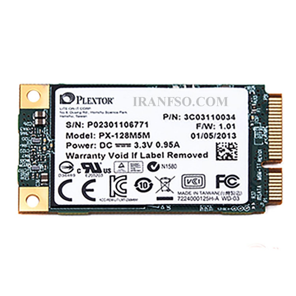 هارد SSD لپ تاپ 128 گیگابایت Plextor Msata