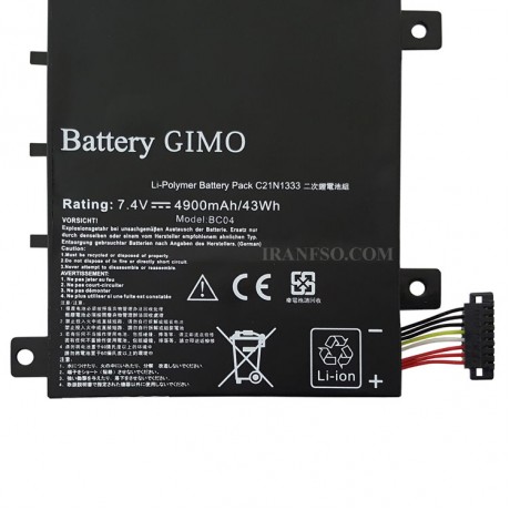 باطری Battery Laptop Asus TransFormer Book Flip TP550 C21N1333 Black Internal