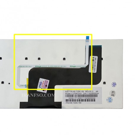 کیبورد لپ تاپ ایسر 0kn0 yf1ta01