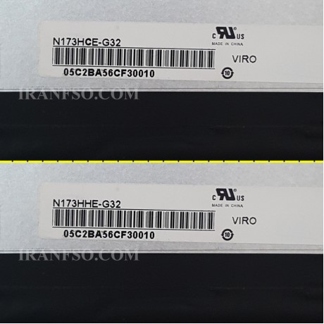 ال ای دی لپ تاپ اینولوکس 17.3 N173HHE-G32_N173HCE-G32 نازک مات 40 پین Full HD-120HZ_EDP_U-D ریفر