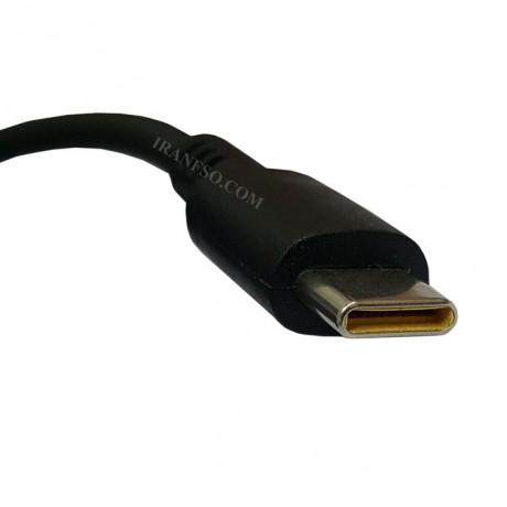 آداپتور لپ تاپ لنوو 20V 3.25A_15V 3A_9V 2A_5V 2A Type C_Gimo Plus مستطیلی
