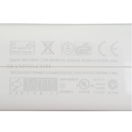 آداپتور لپ تاپ اپل Magsafe2 60W Gimo Plus بدون پک