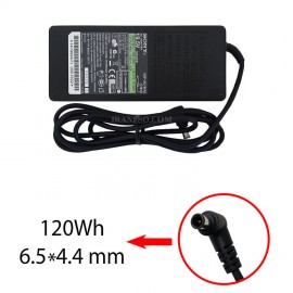 آداپتور لپ تاپ سونی 19.5V 6.2A Gimo Plus کابل سه تایی