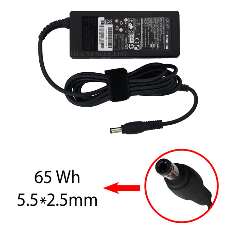 شارژر و آداپتور لپ تاپ توشیبا PA3516C 1AC3ACAdapterCharger[19V]