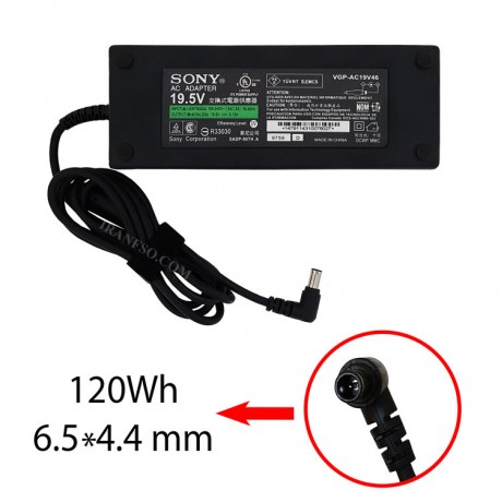 آداپتور لپ تاپ سونی 19.5V 6.15A