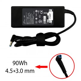 آداپتور لپ تاپ اچ پی 19.5V 4.62A سر فیش آبی