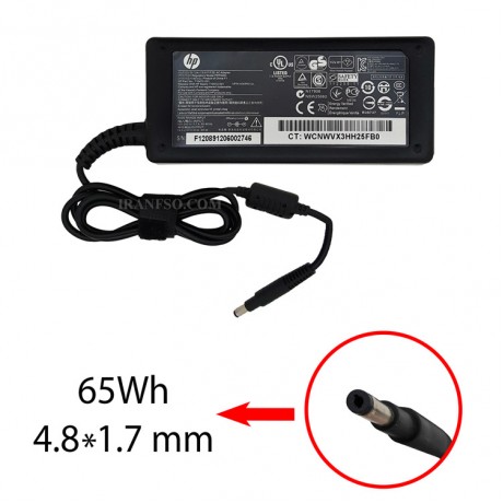 آداپتور لپ تاپ اچ پی 19.5V 3.3A سر فیش بلند