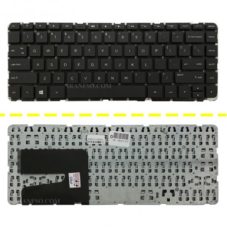 کیبرد لپ تاپ اچ پی Keyboard HP Pavilion 14-N Black-WithOut Frame