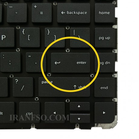 کیبرد لپ تاپ اچ پی Keyboard HP Pavilion 14-N Black-WithOut Frame