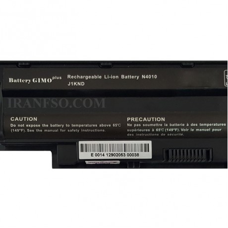 باتری لپ تاپ دل Battery Dell Inspiron N5110-9Cell Gimo Plus مشکی-67 وات ساعت