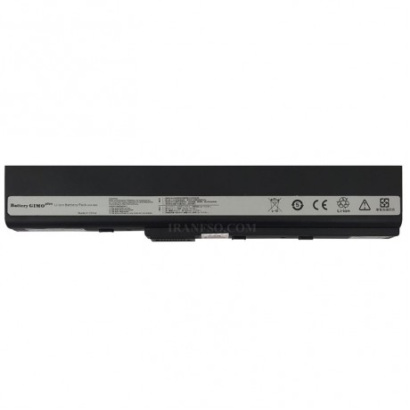 باتری لپ تاپ ایسوس N82-6Cell Gimo Plus مشکی-49 وات ساعت