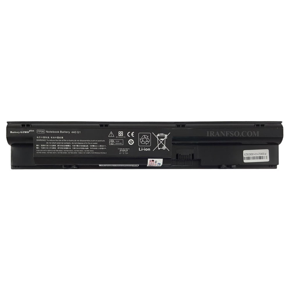 باتری لپ تاپ اچ پی ProBook 450-G1-6Cell Gimo Plus مشکی-49 وات ساعت