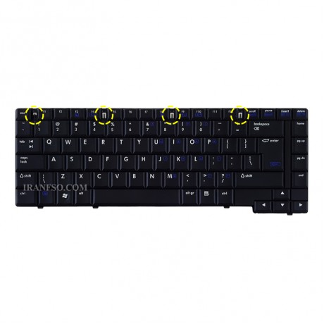 کیبرد لپ تاپ اچ پی Compaq 6510 مشکی