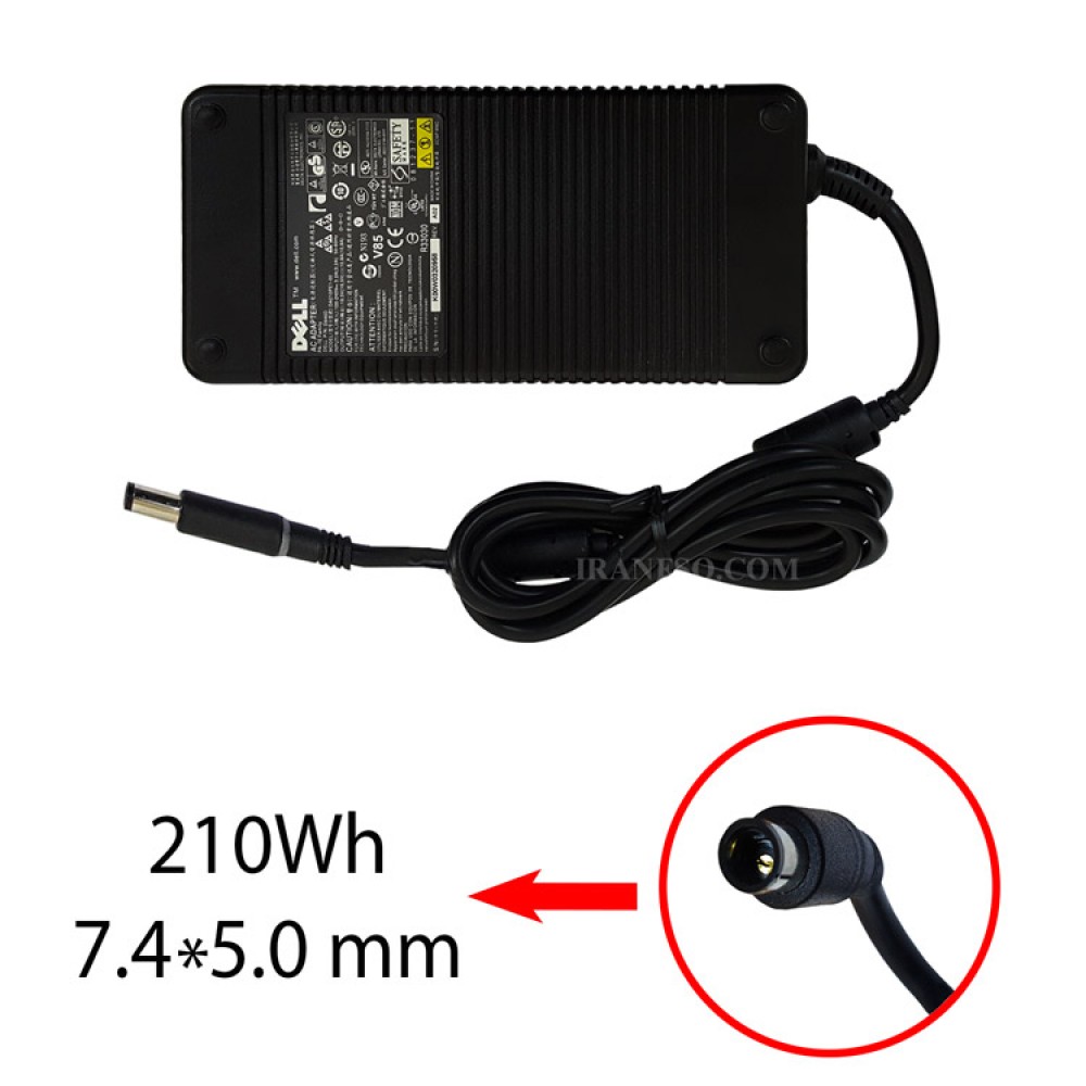 آداپتور لپ تاپ دل 19.5V 10.8A-Gimo Plus کابل PC