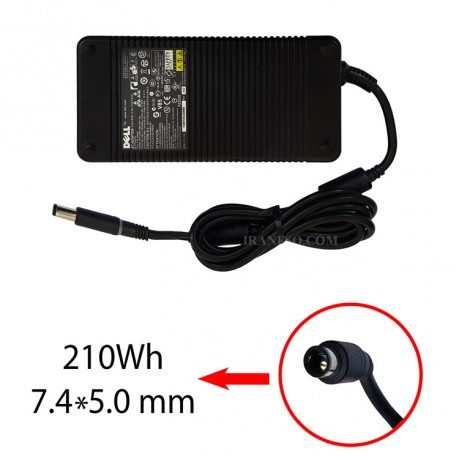 آداپتور لپ تاپ دل 19.5V 10.8A-Gimo Plus کابل PC