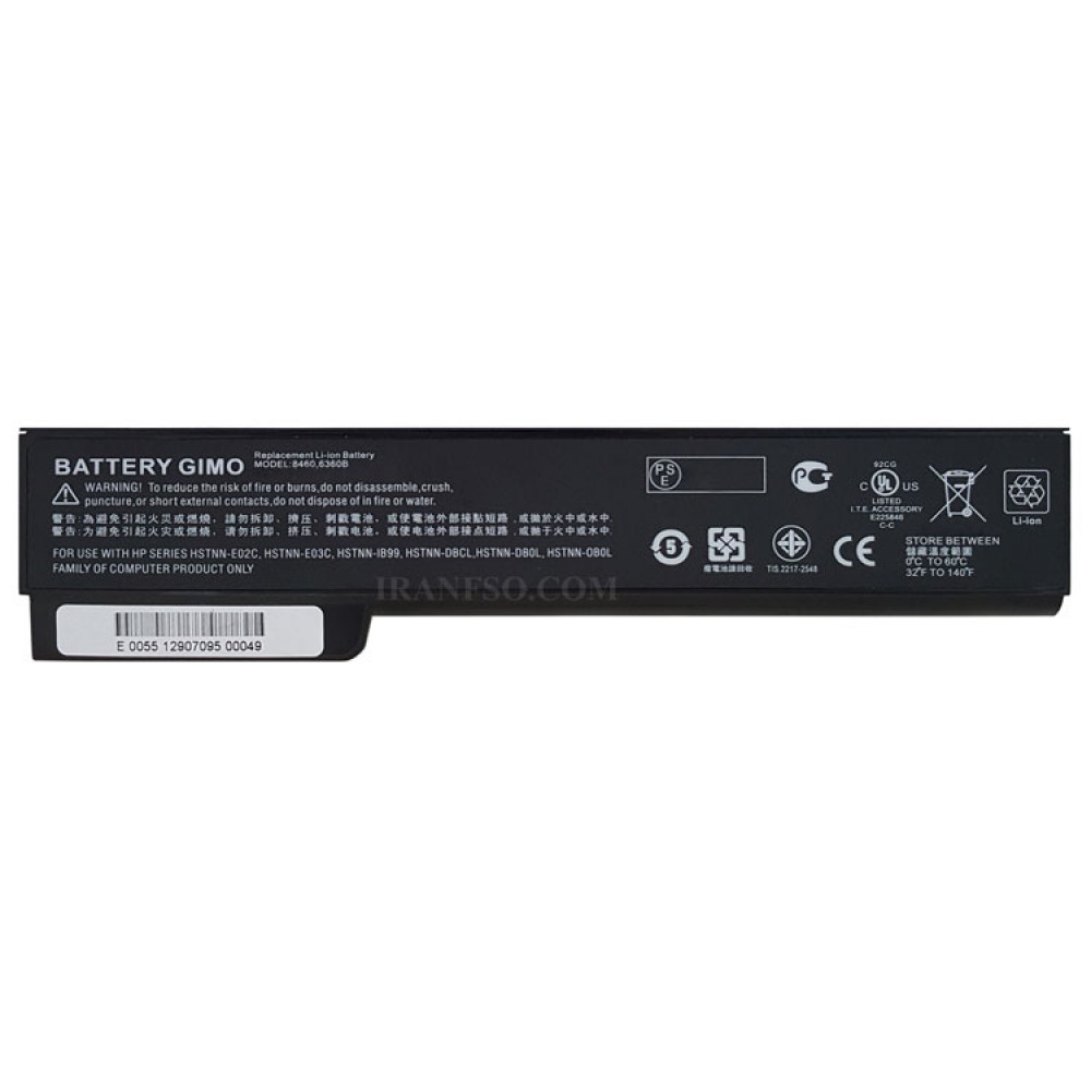 باطری Elitebook 8460p 6cell