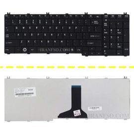 کیبرد لپ تاپ توشیبا Satellite C650 مشکی
