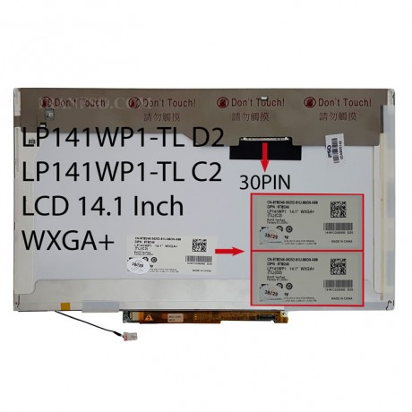 ال سی دی لپ تاپ ال جی 14.1 LP141WP1-TLD2_LP141WP1-TLC2 ضخیم 30 پین WXGA Plus