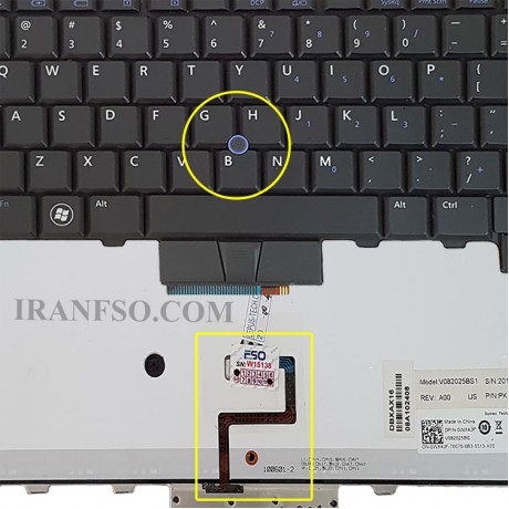 کیبورد لپ تاپ دل Latitude e6400