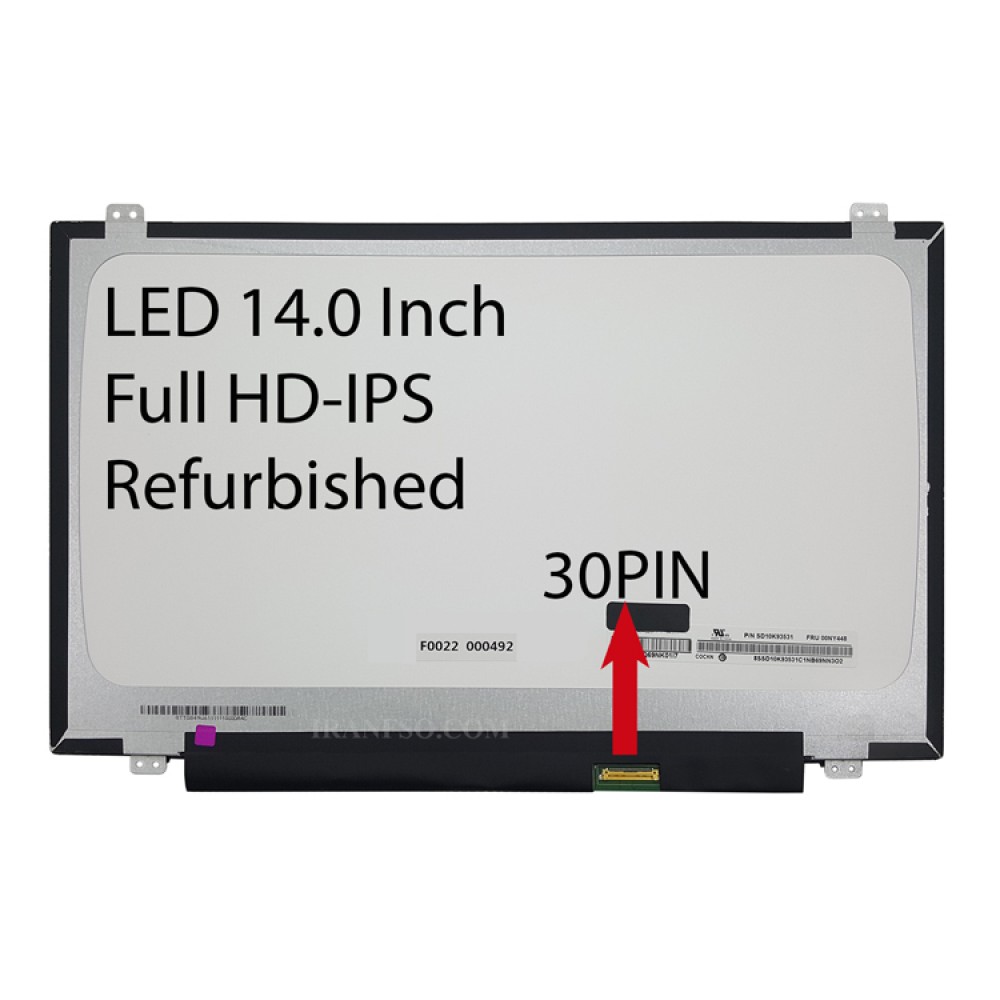 ال ای دی لپ تاپ 14.0 Grade A نازک مات 30 پین Full HD-IPS