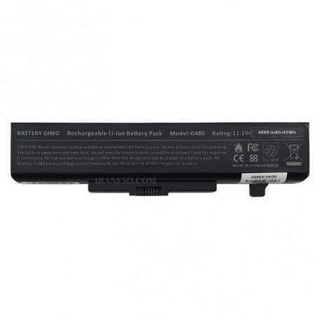 باتری لپ تاپ لنوو Battery Lenovo IdeaPad G580 6Cell-45Wh