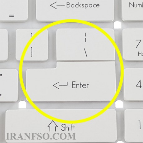 کیبرد لپ تاپ ایسر Keyboard Acer Aspire E1-570 سفید-اینتر کوچک بدون فریم
