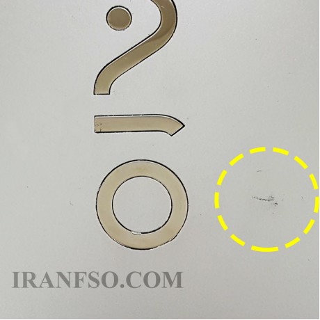 قاب پشت ال سی دی لپ تاپ سونی VPCEA نقره ای خط و خش دار