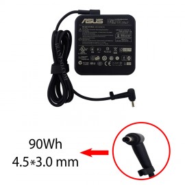 آداپتور لپ تاپ ایسوس 19V 4.7A Gimo Plus مربعی زنبوکی سوزن دار