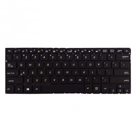 کیبرد لپ تاپ ایسوس ZenBook UX330 مشکی-اینترکوچک-بابک لایت-بدون فریم با کلید پاور