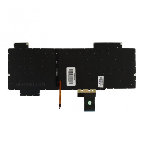 کیبرد لپ تاپ ایسوس TUF Gaming FX505 مشکی-اینترکوچک-بابک لایت-بدون فریم با کلید پاور
