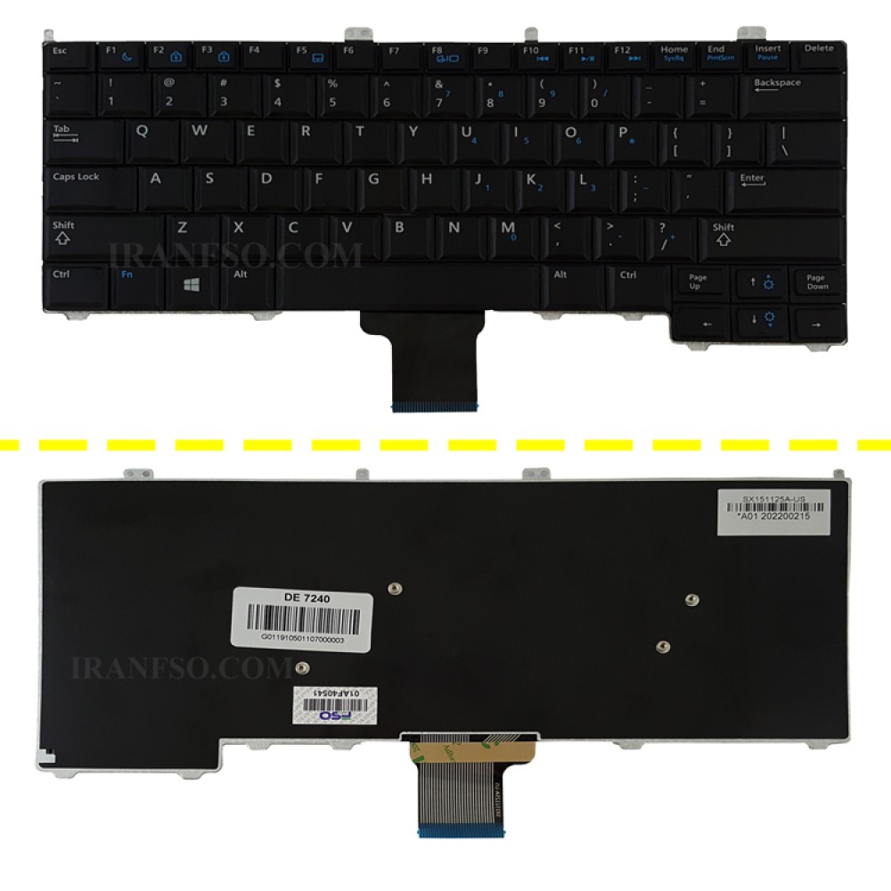 کیبرد لپ تاپ دل Latitude E7240 مشکی