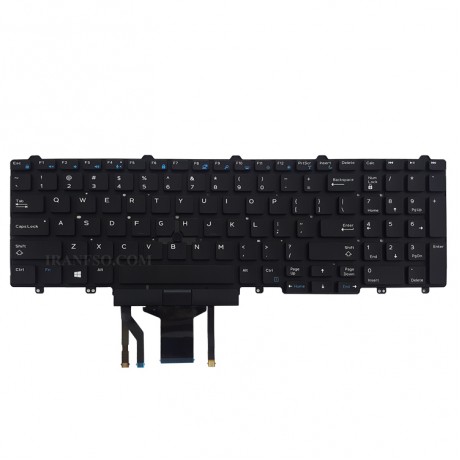 کیبرد لپ تاپ دل Latitude E5570 مشکی-اینترکوچک-با موس و بک لایت